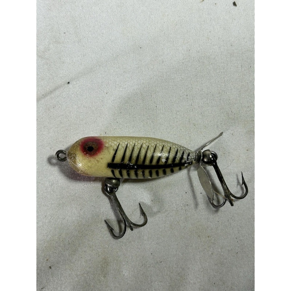 Vintage Heddon Tiny Torpedo Fishing Lure Fish Collectible Cabin Lodge Decor